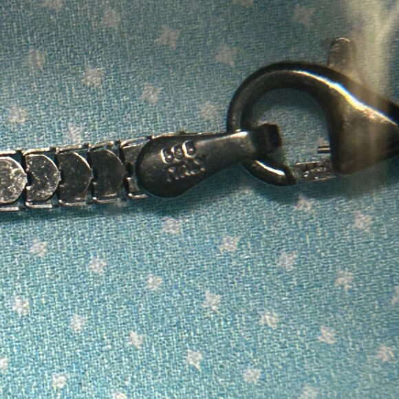 14k Black Gold Triple Heart Necklace - Picture 10 of 12